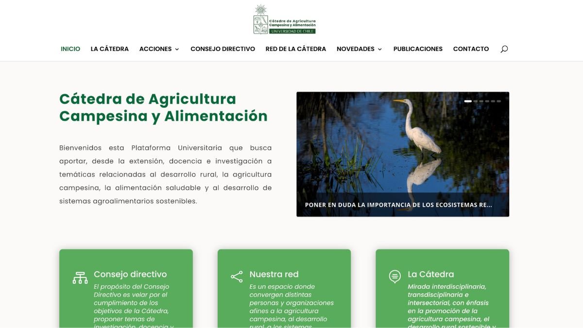 Cátedra de Agricultura Campesina y Alimentación