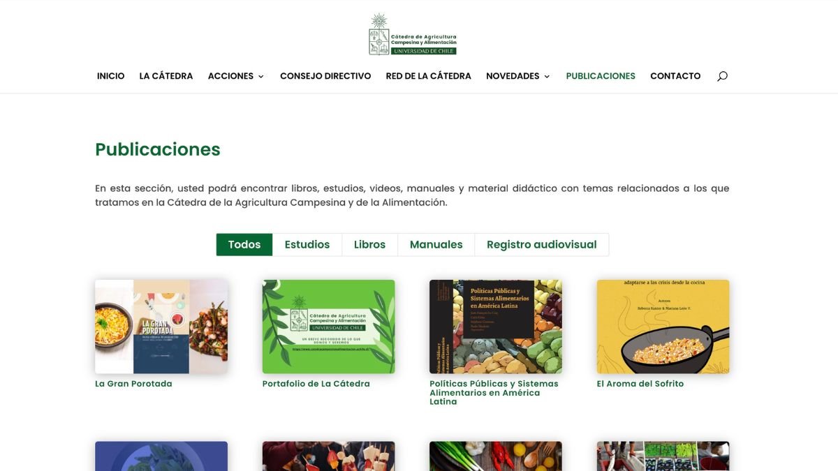 Cátedra de Agricultura Campesina y Alimentación — detalle 1