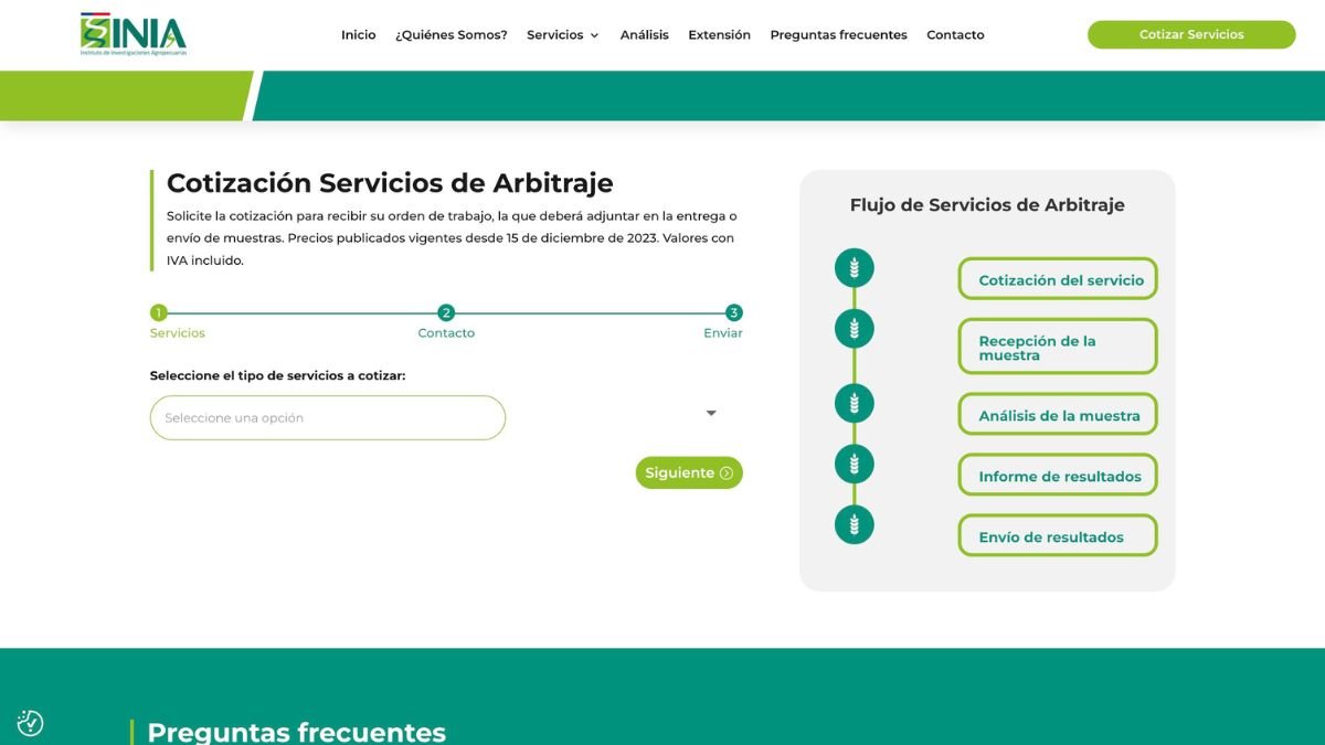 Laboratorio Trigo INIA — detalle 2